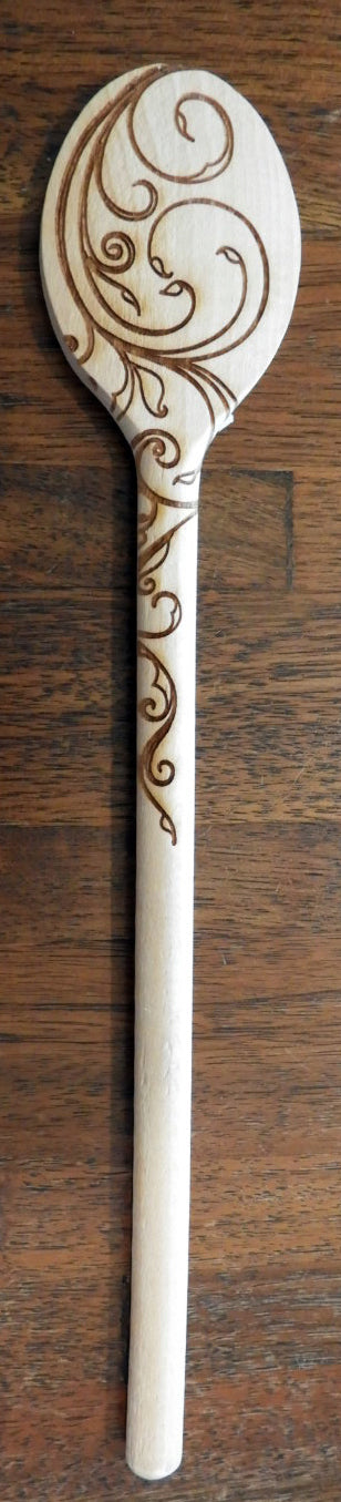 Swirls Wooden Spoon