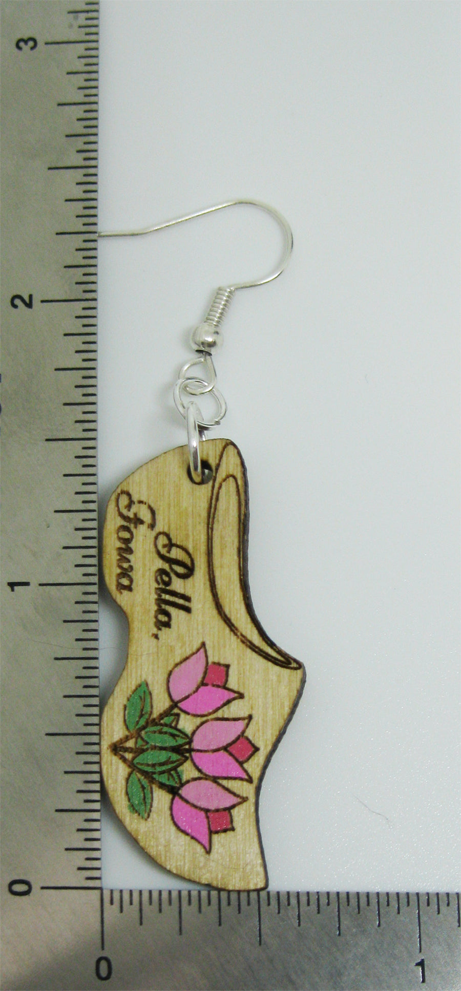 Painted Tulip Wooden Shoes