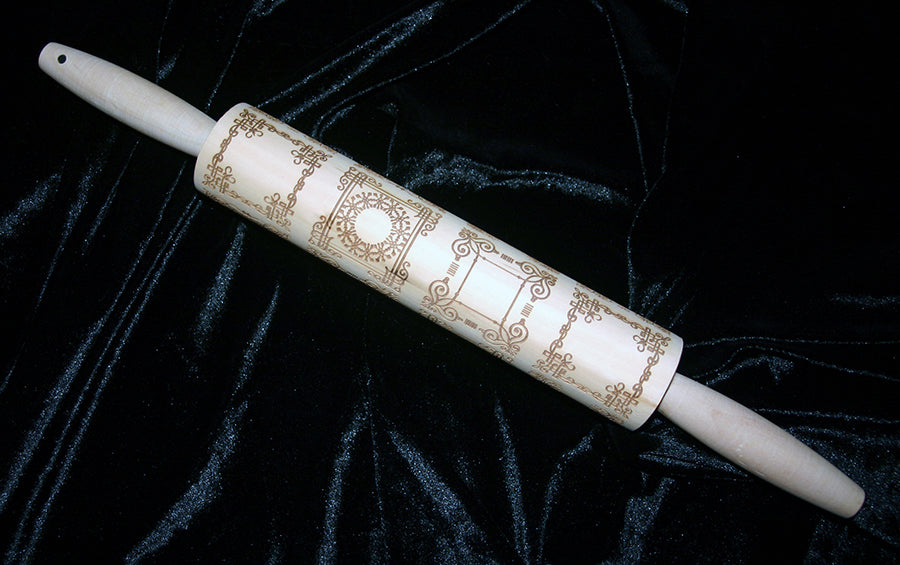 Square Patches Rolling Pin