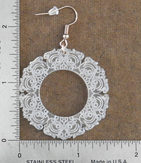 Circular Decorative Earrings