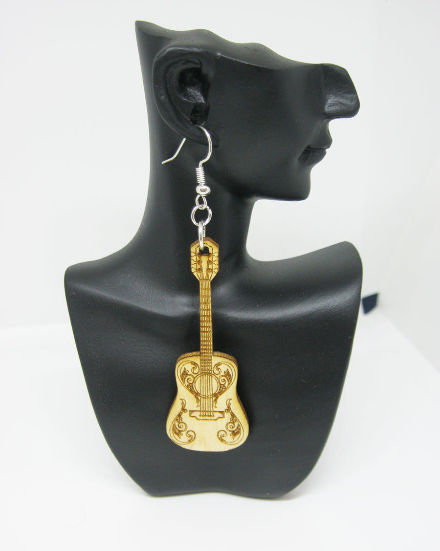 Country Guitar Earrings