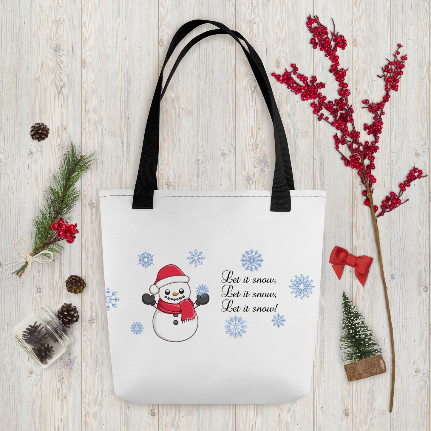 Snowman Tote bag